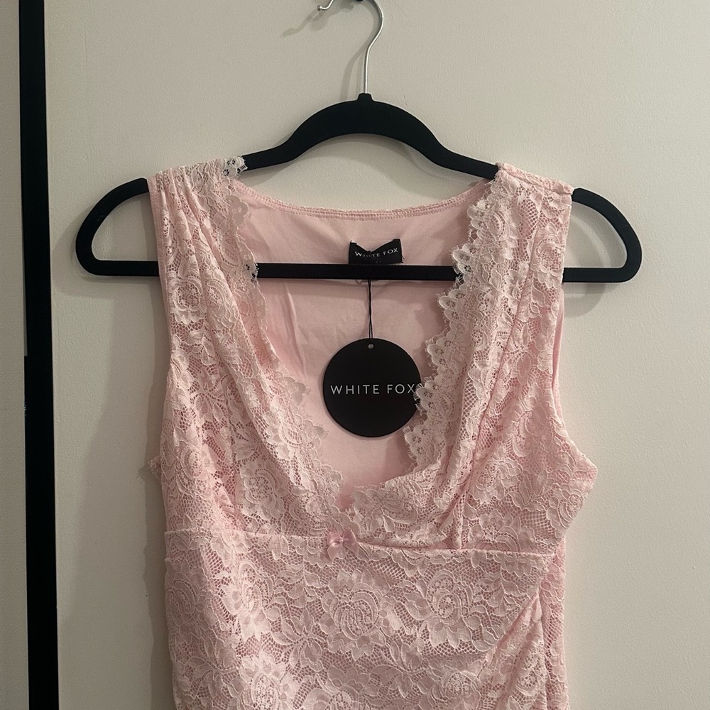 Pink Lace Top